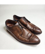 Allen Edmonds Delray Split Toe Lace Up Oxfords Vero Cuoio Super Prime Si... - $107.33 CAD