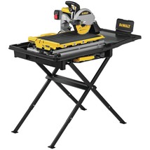 DEWALT Wet Tile Saw with Stand, High Capacity, 10-Inch (D36000S) - £1,883.08 GBP