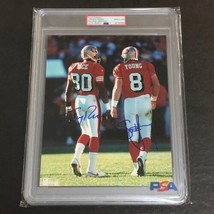 Jerry Rice Steve Young Signed 8x10 PSA/DNA Encapsulated Mint Autographed Niners - £632.12 GBP