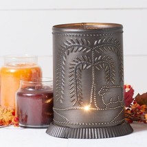 Candle Warmer with Willow and Sheep in Kettle Black Tin - £34.39 GBP