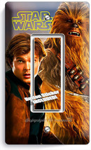 A Star Wars Han Solo Story Chewbacca Falcon Pilot 1 Gang Gfci Light Switch Plate - $9.29