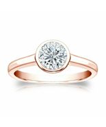 1.20 Carat Round Cut Diamond Wedding Engagement Ring 14k Rose Gold Finis... - £74.69 GBP