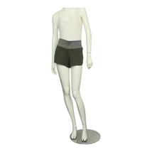 Zadig &amp; Voltaire Smile Lurex Green Silver Gold Shiny Shorts Pants size S - $123.75