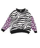 Terra &amp; Sky Women&#39;s Plus Size 4X Drop Shoulder Animal Print Cozy Sweater... - $19.35