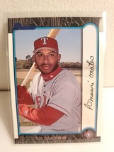 1999 Bowman Baseball Card | Ruben Mateo | Texas Rangers | #98 - $0.99