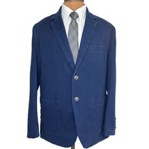 New! JoS A BANK 1905 Men&#39;s Navy Cotton Blend Blazer Sport Coat Jacket Si... - £100.89 GBP