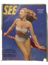 See Magazine May 1950 Immoral Women Glamour Drunks Cover Girls Nazi Germ... - $15.72