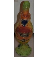 Vintage Garnier Creme De Menthe Ceramic Parrot Made In France - £45.21 GBP