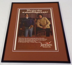 1979 Jantzen Velour Shirts 11x14 Framed ORIGINAL Vintage Advertisement  - $39.59
