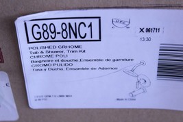 Price Pfister  Tub &amp; Shower 1 Handle Trim Kit g89-8NC1 Polished Chrome - £133.37 GBP