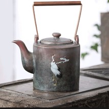 Tea Ceremony Ceramic Teapot Traditional Style Minimalist Design Vintage Flavor - £31.10 GBP