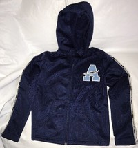 American Girl Doll Brand Blue Zip Hoodie Front Pocket Jacket Girls Sz Medium - $14.99