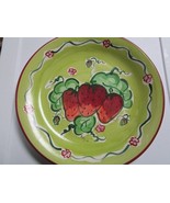 Floriware Pottery Platter Strawberries, Ohio, Usa, 11&quot; - $101.55 CAD