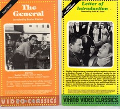 2 Viking Video Classics (VHS) Letter of Introduction &amp; The General - $8.87 CAD