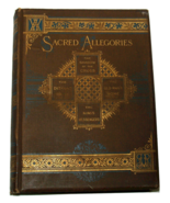 Antique Book by William Adams - SACRED ALLEGORIES - RIVINGTONS 1882 - Go... - $30.36