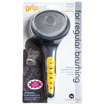 JW Pet Gripsoft Slicker Brush: Gentle Soft Pin Brush for All Breeds &amp; Co... - $11.95