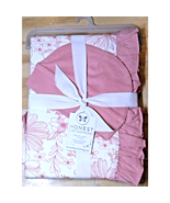 Honest Baby Clothing Organic Stroller Pink Blanket &amp; Cap Set Baby Shower... - $263.69 MXN