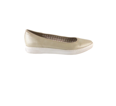 Ann Klein slip On Overthetop Slip On Loafer Flats Golden Size 8.5 ($) - $59.40