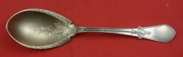 Swiss by Gorham Sterling Silver Sugar Spoon Gold Wash Bright-cut 5 3/4&quot; - £77.66 GBP