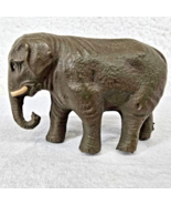 Viscoloid VCO Elephant Figure Celluloid 2&quot; Trunk Down w Tusks Vtg 1930s - $222.38 MXN