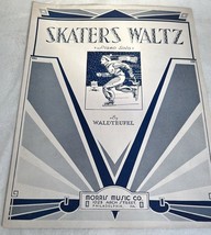Skaters Waltz Piano Solo Sheet Music by Waldteufel Vintage 1935 - $9.85