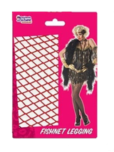 Red Fishnet Leggings - Sexy Halloween Costume Supplies - $2.60