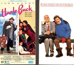 2 - John Candy (VHS Videos) -Uncle Buck &amp; Plains, Trains and Automobiles - $5.50
