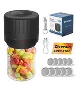 Electric-Mason-Jar-Vacuum-Sealer, Automatic Wide Mouth and Regular Mouth... - $148.32 CAD