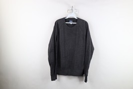 J Crew Vintage Fleece Mens Large Thrashed Blank Crewneck Sweatshirt Dark... - $553.69 MXN