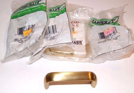 Period Brass Pull, Polished Brass, 3-3/8in. overall, 3in - $29.67