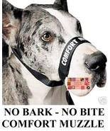 DOG Grooming Training No Bark/No Bite Comfort Quick Fit Adjustable MUZZLE *LARGE - $11.99