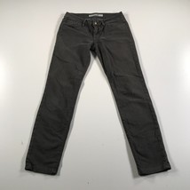 Joe&#39;s Jeans Donna W 27 Grigio Scuro Skinny Slim Made IN USA Cotone Elasticizzato - £17.58 GBP
