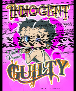 Betty Boop Innocent Guilty Cartoon Retro Vintage Style Wall Décor Metal ... - £17.38 GBP