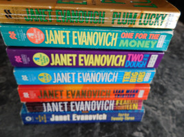 Janet Evanovich lot of 7 Stephanie Plum Series Mystery Paperbacks - £11.00 GBP