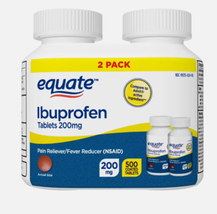 5x Equate Ibuprofen 200mg Tablets 1250 Count *Advil Compare Free Shippin... - $15.83