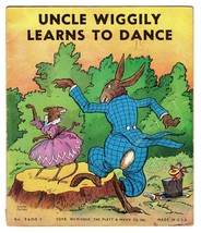 VINTAGE 1939 Platt &amp; Munk Uncle Wiggily Learns to Dance Children&#39;s Book - £11.86 GBP