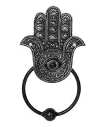 Sacred Symbols Hand of God Hamsa Palm with Evil Eye Decorative Door Knocker - $52.12 CAD