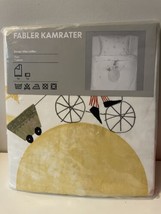 IKEA Fabler Kamrater Twin Quilt Cover w/ Pillowcase Bed Set Design Silke... - £23.91 GBP