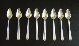 SET OF 8 FRUIT SPOONS  1847 ROGERS BROS IS SILVERPLATE ANNIVERSARY PATTERN - £28.77 GBP