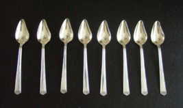 SET OF 8 FRUIT SPOONS  1847 ROGERS BROS IS SILVERPLATE ANNIVERSARY PATTERN - $36.00