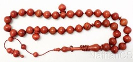 Prayer Beads Tesbih Pink Royal Zulu Wood - EXTREMELY RARE - Highly Collectible - £936.74 GBP