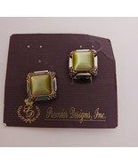 CELADON Retired Premier Designs Earrings (Clip-On) New - $320.55 MXN