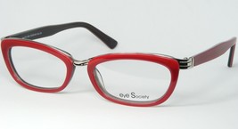 Eye Society Fancy By Rk Design Es 2523 231 Red /SILVER Eyeglasses 51-18-140mm - £58.38 GBP