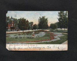 Vintage Postcard 1907 Undivided Back Drexel Boulevard Chicago Il   - $7.99