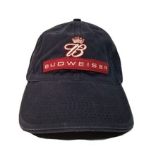 Budweiser Cap Hat Adult 2004 Anheuser Busch Beer Blue Strapback Official Product - $11.87
