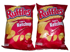 Ruffles Chips Ketchup 2 x 150g (2 x 5.3 oz) Corrugated and Crisp Potato Snack - $18.21