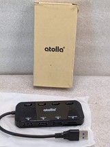 NewAtolla USB Hub 3-Port USB 3.0 Switch, Micro SD/SD Card (W) - £5.41 GBP