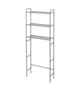 Zenna Home 2265NN Slat Style Bathroom Space Saver, Satin Nickel - $87.97 CAD