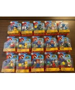 Jakks Pacific Super Mario Action Figure Lot Of 15, Yoshi, Luigi, Toad, P... - $213.96 CAD