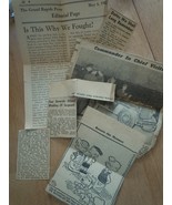 Vintage Assorted Newspaper Clipping and Dennis the Menace Cartoon 1940s - $4.06 CAD
